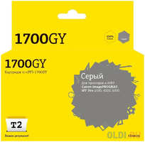 IC-CPFI-1700GY Картридж T2 для Canon imagePROGRAF iPF-PRO-2000 / 4000 / 6000 (700мл.), серый, с чипом
