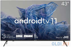 Телевизор 43″ Kivi 43U750NB черный 3840x2160 60 Гц Wi-Fi Smart TV 4 х HDMI 2 х USB RJ-45 CI+ Bluetooth