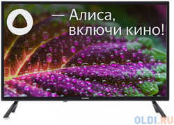 Телевизор LED Digma 32″ DM-LED32SBB31 Яндекс.ТВ HD 60Hz DVB-T DVB-T2 DVB-C DVB-S DVB-S2 USB WiFi Smart TV