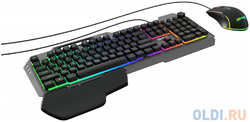 Oklick Клавиатура + мышь Оклик GMNG 700GMK клав:черный мышь:черный USB Multimedia LED (1533156)