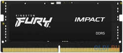 Оперативная память для ноутбука Kingston Fury Impact SO-DIMM 16Gb DDR5 4800 MHz KF548S38IB-16