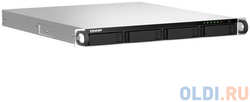 SMB QNAP TS-464U-8G NAS 4 HDD trays, rackmount 1U, 1 PSU. 4-core Intel Celeron N5105 / N5095 2.0-2.9 GHz, 8 GB RAM MAX, 2x2.5GbE, 2xUSB 3.2 Gen 2 (10Gbp