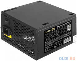 Блок питания 600W ExeGate 80 PLUS® 600PPH-LT-S-OEM (ATX, APFC, КПД 82% (80 PLUS)SC, 12cm fan, 24pin, (4+4)pin, PCIe, 5xSATA, 3xIDE, кабель 220V с защи (EX282044RUS-OEM-S)