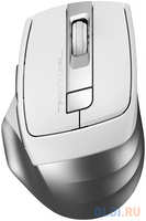 Мышь A4Tech Fstyler FG35S серебристый / белый оптическая (2000dpi) silent беспроводная USB (5but) (FG35S USB SILVER)