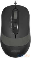 Мышь A4Tech Fstyler FM10ST / оптическая (1600dpi) silent USB для ноутбука (3but)