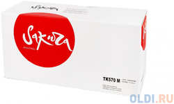 Картридж Sakura TK570M (1T02HGBEU0) для Konica Minolta MitaFS-C5400DN/P7035cdn, пурпурный, 12000 к