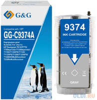 Картридж струйный G&G GG-C9374A серый (130мл) для HP HP Designjet T610, T770, T790eprinter, T1300eprinter, T1100, T1100PS, T1120, T1120PS, T1200