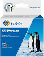 Картридж струйный G&G GG-3YM74AE 653 многоцветный (18мл) для HP DeskJet Plus Ink Advantage 6075/6475