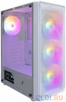 1STPLAYER FD3 / ATX / 4x120mm LED fans inc. / FD3-WH-4F1-W