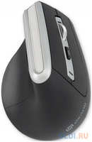Oklick Мышь Оклик 991MW оптическая (2400dpi) silent беспроводная BT/Radio USB для ноутбука (7but)