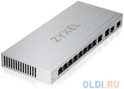 Коммутатор /  Zyxel XGS1210-12 Multi-Gigabit Smart L2 Switch, 8xGE, 2x1 / 2.5GE, 2xSFP+, Desktop, Silent (XGS1210-12-ZZ0102F)