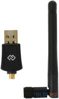 Сетевой адаптер Wi-Fi Digma DWA-AC600E AC600 USB 2.0 (ант. внеш. съем) 1ант. (упак:1шт)