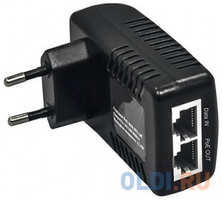 NST PoE-инжектор Fast Ethernet на 1 порт. Совместим с оборудованием PoE IEEE 802.3af. Мощность PoE на порт - до 15.4W. Напряжение PoE - 50V(конт. 4,5(+); (NS-PI-1F-15/A)