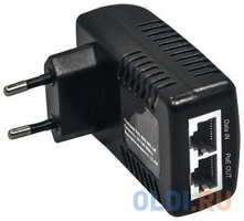 NST PoE-инжектор Fast Ethernet на 1 порт. Соответствует стандартам PoE IEEE 802.3af. Автоматическое определение PoE устройств. Мощность PoE на порт - до 1