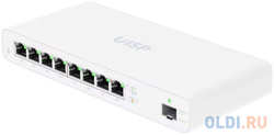 Ubiquiti UISP Router 2 ядра (880 МГц), 8х 1G RJ45, 1х SFP, раздача PoE 110 Вт (UISP-R)