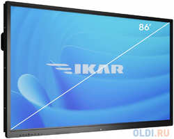Панель Ikar 86 ИП 86-214-410 IPS LED 8ms 16:9 DVI HDMI M/M матовая 1200:1 400cd 178гр/178гр 3840x2160 VGA DP UHD USB 86кг (RUS)