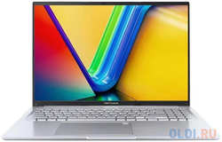 ASUS VivoBook 16 X1605ZA i5-12500H 16Gb SSD 512Gb Intel Iris Xe Graphics eligible 16 WUXGA IPS 42Вт*ч No OS Серебристый X1605ZA-MB658 90NB0ZA2-M00Z50