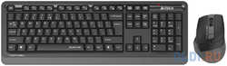 Клавиатура + мышь A4Tech Fstyler FGS1035Q клав:черный / серый мышь:черный / серый USB беспроводная Multimedia (FGS1035Q GREY)