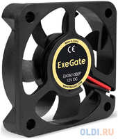 Вентилятор 12В DC ExeGate EX05010B2P (50x50x10 мм, 2-Ball (двойной шарикоподшипник), 2pin, 5500RPM, 30dBA)