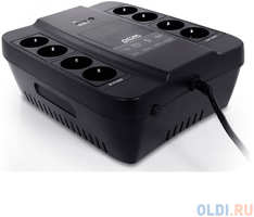 Powercom Источник бесперебойного питания Back-UPS SPIDER, OffLine, 850VA  /  510W, Tower, Schuko (332715)