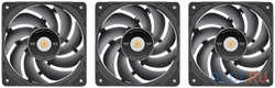 Вентилятор Thermaltake Toughfan EX12 Pro 120x120x25mm черный 4-pin 22.6-29.8dB Ret (CL-F171-PL12BL-A)