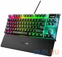 Клавиатура Steelseries Apex Pro TKL (2023) механическая USB for gamer LED (подставка для запястий) (64856)