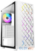 Корпус Azza Spectra белый без БП ATX 7x120mm 2x140mm 2xUSB2.0 1xUSB3.0 audio bott PSU (CSAZ-280W SPECTRA)