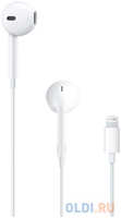 Гарнитура вкладыши Apple EarPods A3046 1.1м проводные в ушной раковине (MTJY3ZM/A)