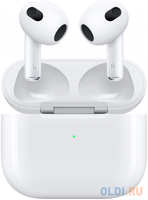 Гарнитура вкладыши Apple AirPods 3 A2565,A2564,A2566 MagSafe беспроводные bluetooth в ушной раковине (MME73ZA/A)