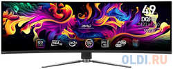 Монитор MSI 49″ MPG 491CQP QD-OLED OLED LED 32:9 HDMI M/M матовая HAS Piv 1500000:1 1000cd 178гр/178гр 5120x1440 144Hz DP FHD USB 12.2кг