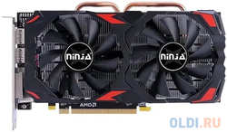 SINOTEX Ninja Видеокарта Ninja (Sinotex) RX580 4GB GDDR5 256-bit HDMI DPx2 2FAN RTL