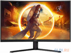 МОНИТОР 32″ AOC CQ32G4VE Black (VA, изогнутый, 2560x1440, 180Hz, 0.5 ms, 178° / 178°, 300 cd / m, 80M:1, +2xHDMI 2.0, +DP)