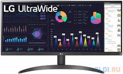 Монитор LG 29″ UltraWide 29WQ500-B черный IPS LED 21:9 HDMI матовая 1000:1 250cd 178гр / 178гр 2560x1080 100Hz FreeSync DP FHD 4.5кг (29WQ500-B.ARUZ)