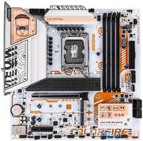 Материнская плата Colorful COLORFIRE B760M-MEOW WIFI D5 ORANGE Z760 LGA1700 4xDDR5 1xPCIEx16 1xPCIEx4 3xM.2 2xTypeC 3xUSB3.2Gen1 5xUSB2.0 4xSATA3.0 2