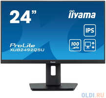 LCD Iiyama 23.8'' XUB2492QSU-B1 {IPS 2560x1440 100Hz 0.5ms 178 / 178 300cd 1000:1 8bit HDMI2.0 DisplayPort1.2 3xUSB3.2 USB-C(PD 15W) HAS Pivot