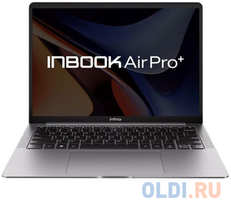 Ноутбук /  Infinix Inbook Air Pro+_XL434 14″(2880x1800 OLED) / Intel Core i5 1334U(1.3Ghz) / 16384Mb / 512SSDGb / noDVD / Int:Intel Iris Xe Graphics / BT / WiFi /  (Inbook Air Pro+ XL434)