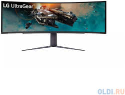 Монитор LG 49″ UltraGear 49GR85DC-B VA LED 32:9 HDMI матовая HAS Piv 3000:1 450cd 178гр/178гр 5120x1440 240Hz FreeSync Premium Pro DP 2K U