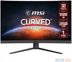 Монитор 31.5″ MSI G32C4X Black (VA, 1920x1080, HDMI+HDMI+DP, 1 ms, 178° / 178°, 300 cd / m, 3000:1 (100M:1), 250Hz, Curved) (9S6-3DA61T-047)