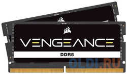 SO-DIMM DDR5 32Gb (2x16Gb) PC44800 5600Mhz Corsair (CMSX32GX5M2A5600C48)