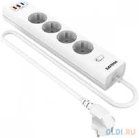 Сетевой фильтр Philips CHP4346WA/51 2м (4 розетки) белый (коробка)