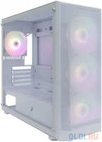1STPLAYER FD5-M ARGB White  /  mATX  /  4x120mm ARGB fans  /  FD5-M-WH-4F2-W(AP) (FD5-M ARGB White (FD5-M-WH-4F2-W(AP)))