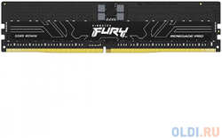 Модуль памяти Kingston 16GB DDR5 4800 FURY Renegade Pro RDIMM Black PnP ECC Registered DIMM (Single Module) 1RX8 36-38-38 1.1V 288-pin 16Gbit (KF548R36RB-16)