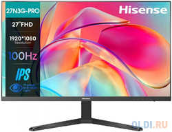 Монитор Hisense 27″ 27N3G-PRO IPS LED 5ms 16:9 HDMI 250cd 178гр/178гр 1920x1080 100Hz VGA FHD