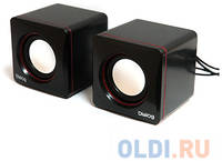 Колонки Dialog Colibri AC-04UP -RED - 2.0, 6W RMS, черно-красные, питание от USB