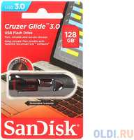 Внешний накопитель 128GB USB Drive <USB 3.0 SanDisk Cruzer Glide 3.0 (SDCZ600-128G-G35)