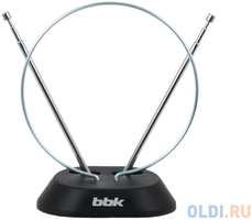 Телевизионная антенна BBK DA01 Комнатная цифровая DVB-T антенна, черный (DA 01)
