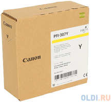 Картридж Canon PFI-307 Y для iPF830 / 840 / 850 желтый 9814B001