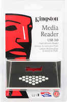 Картридер внешний Kingston FCR-HS4 USB3.0 бело-коричневый