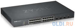 ZYXEL XGS1930-28 Hybrid Smart L2+ switch Zyxel Nebula Flex, 24xGE, 4xSFP+, silent (fanless), Standalone  /  cloud management (XGS1930-28-EU0101F)