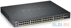 ZYXEL XGS1930-52HP Hybrid Smart L2+ switch PoE+ Zyxel Nebula Flex, 48xGE PoE+, 4xSFP+, budget PoE 375W, Standalone  /  cloud management (XGS1930-52HP-EU0101F)